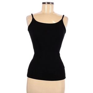 Olivacious solid black tank